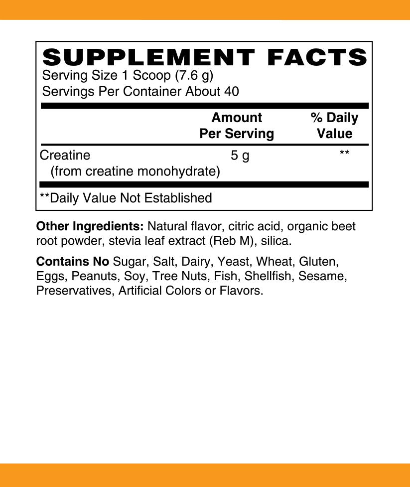 Creatine Monohydrate Fruit Punch