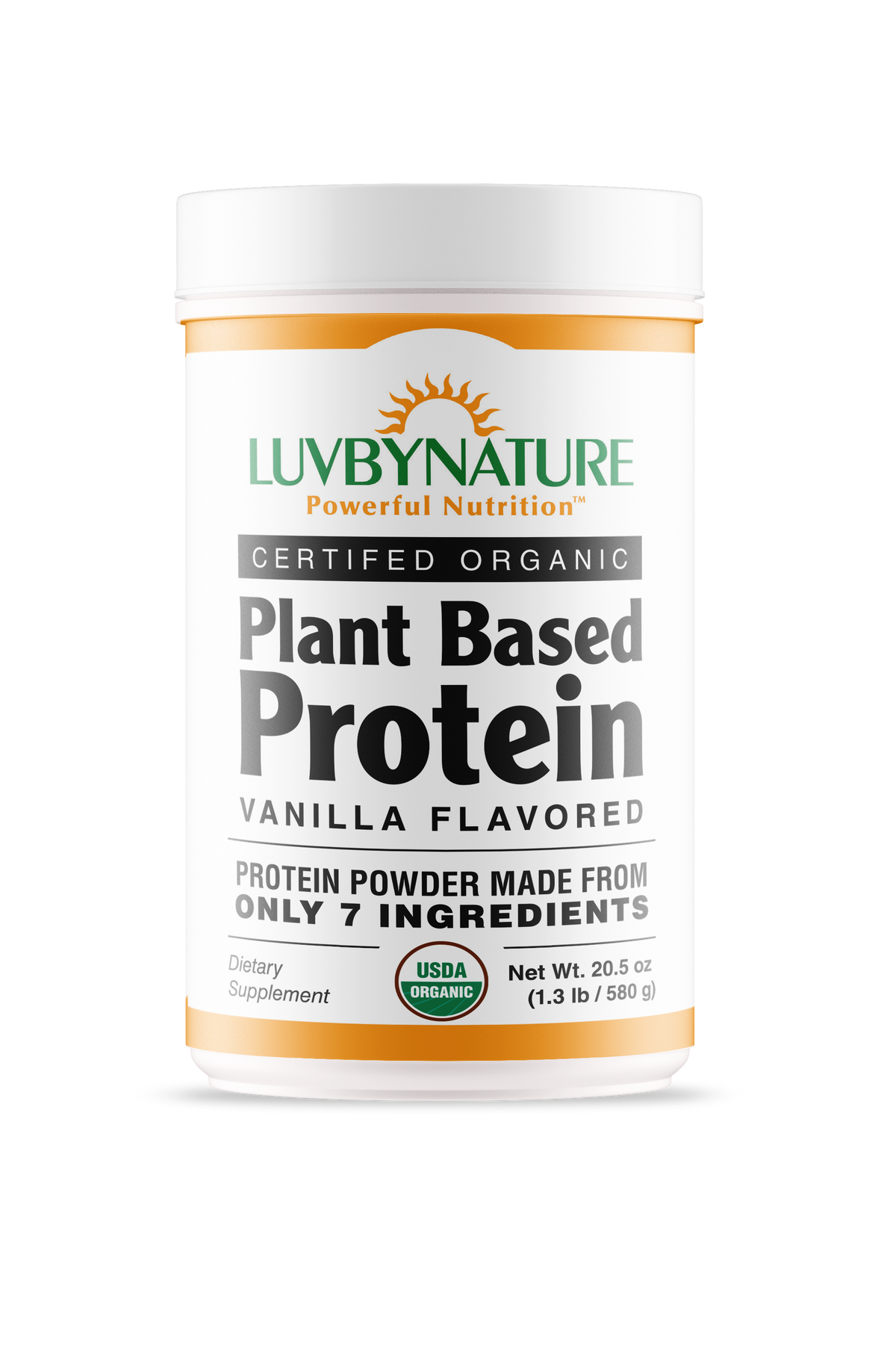 Organic Plant Based Protein Powder Vanilla