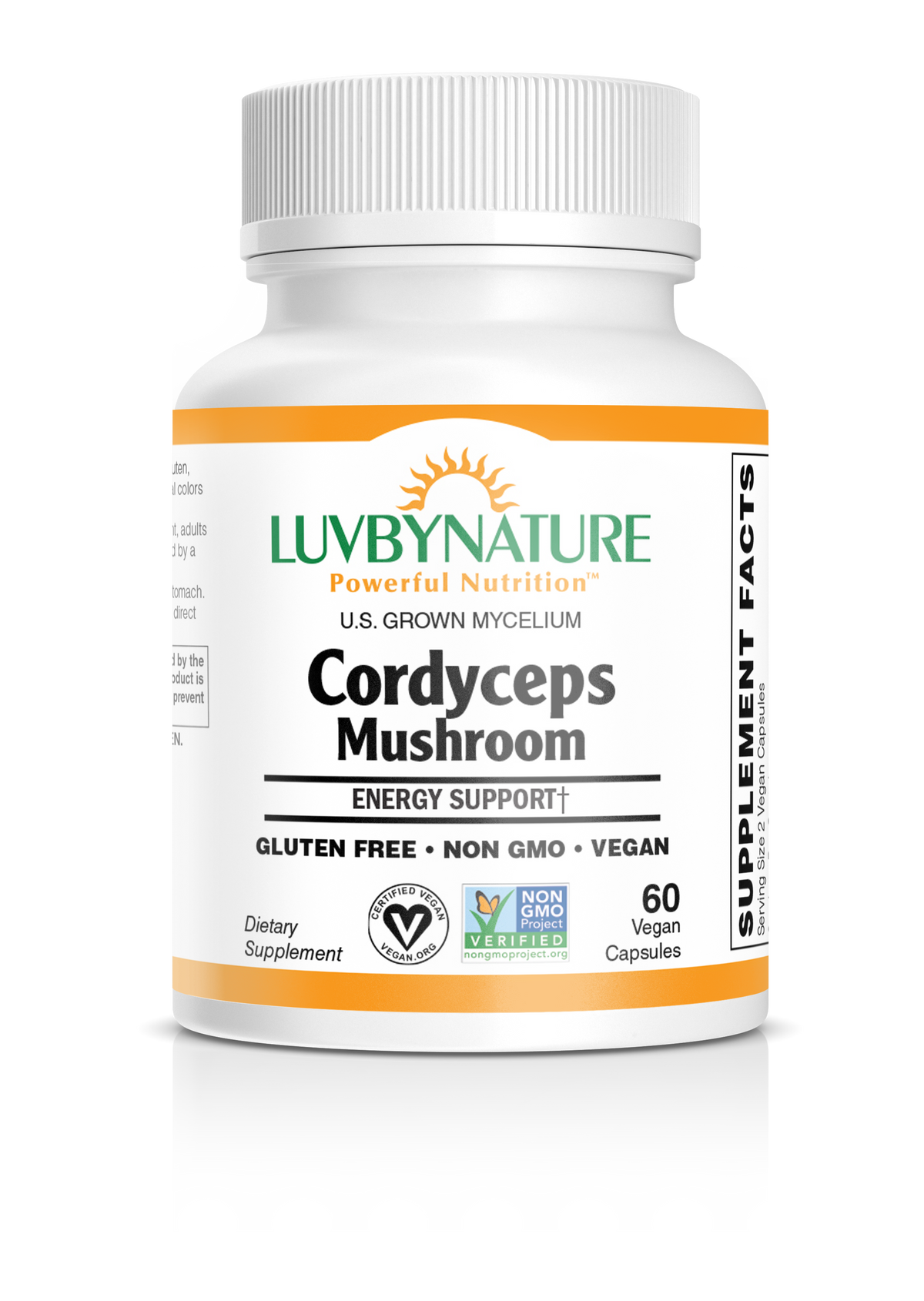 Organic Cordyceps Mushroom Powder, LuvByNature