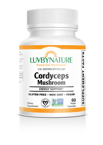 Organic Cordyceps Mushroom Powder, LuvByNature