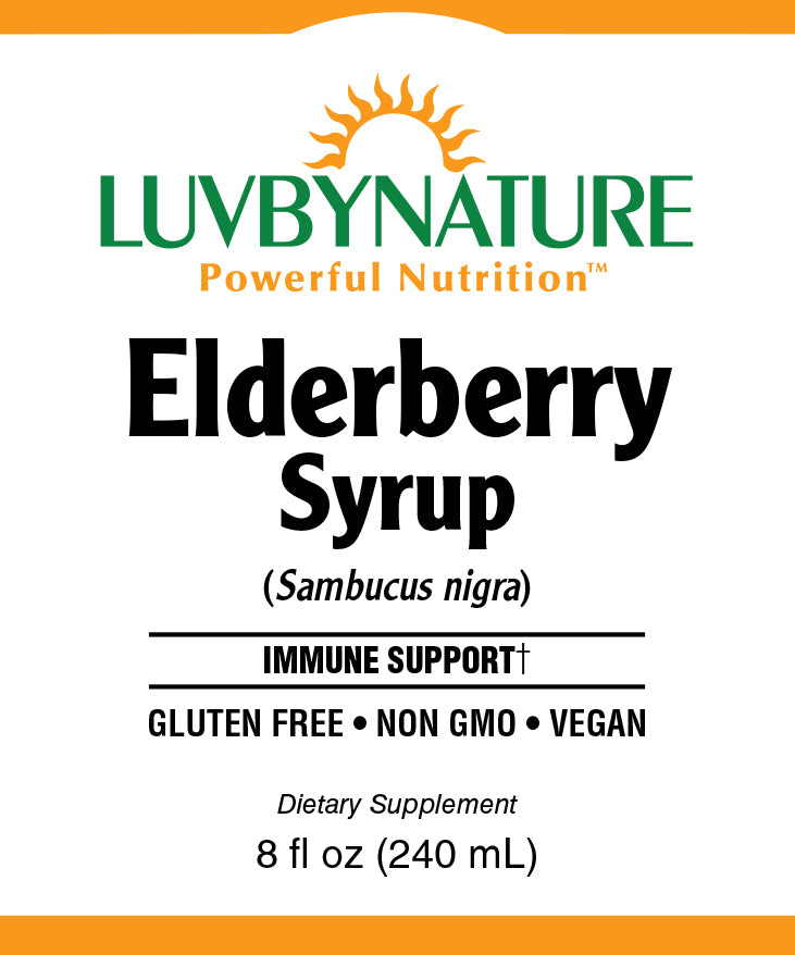 Organic Liquid Elderberry Extract, LuvByNature