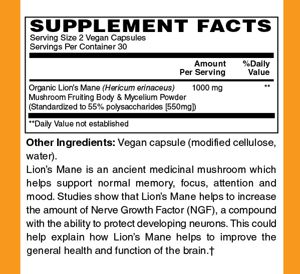 Lion’s Mane, LuvByNature