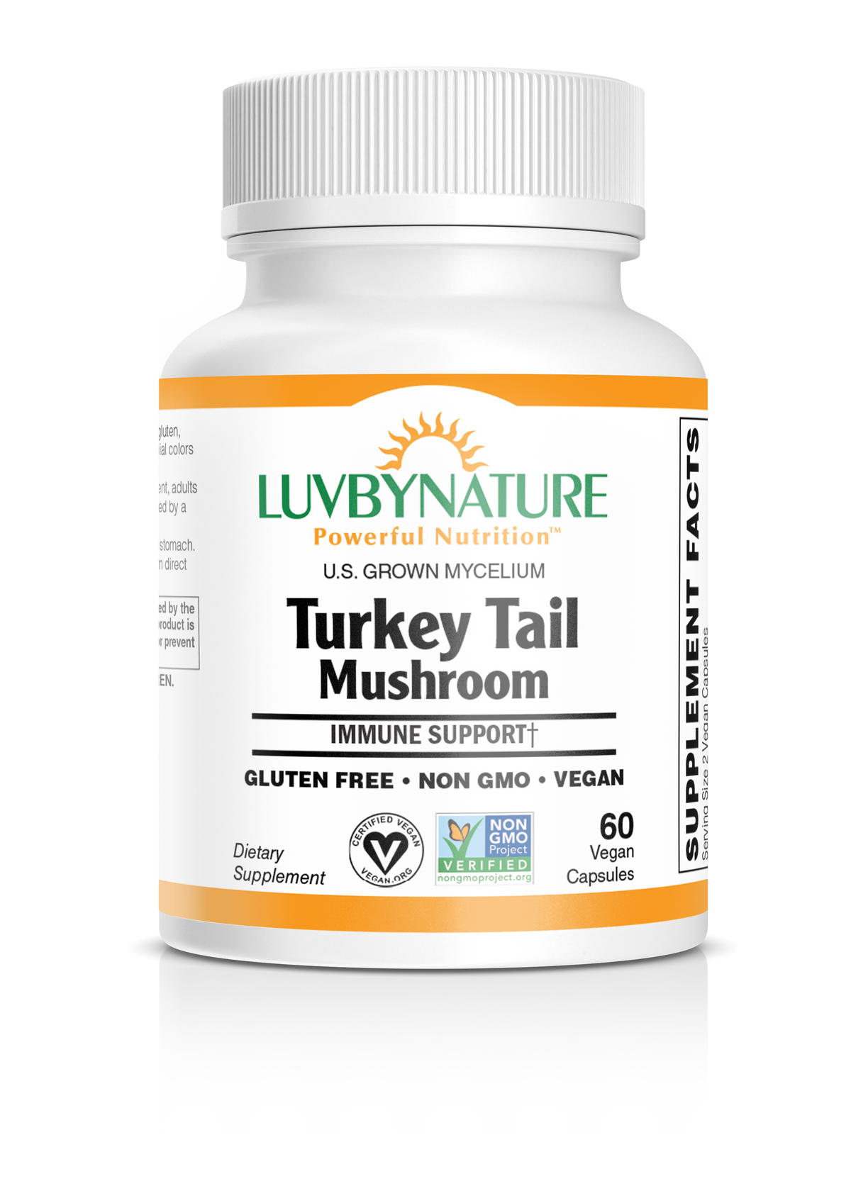Organic Turkey Tail Mushroom, LuvByNature