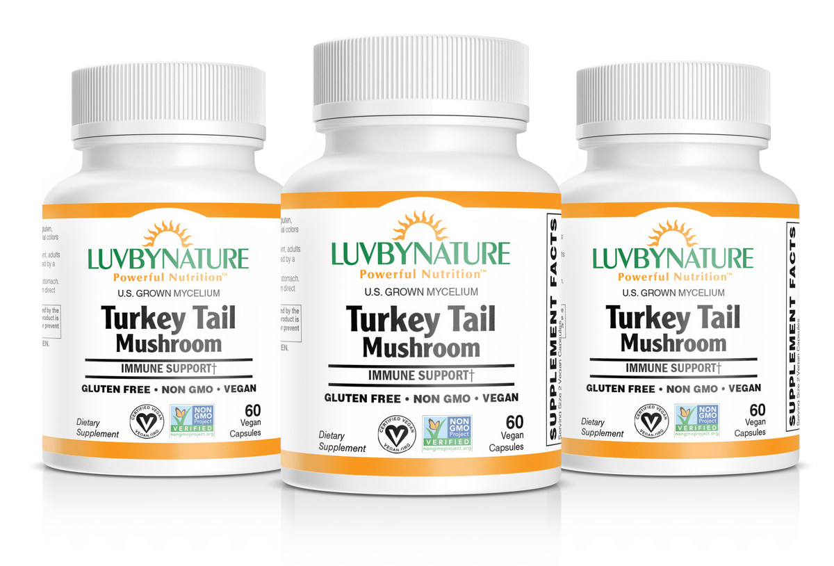 Organic Turkey Tail Mushroom, LuvByNature