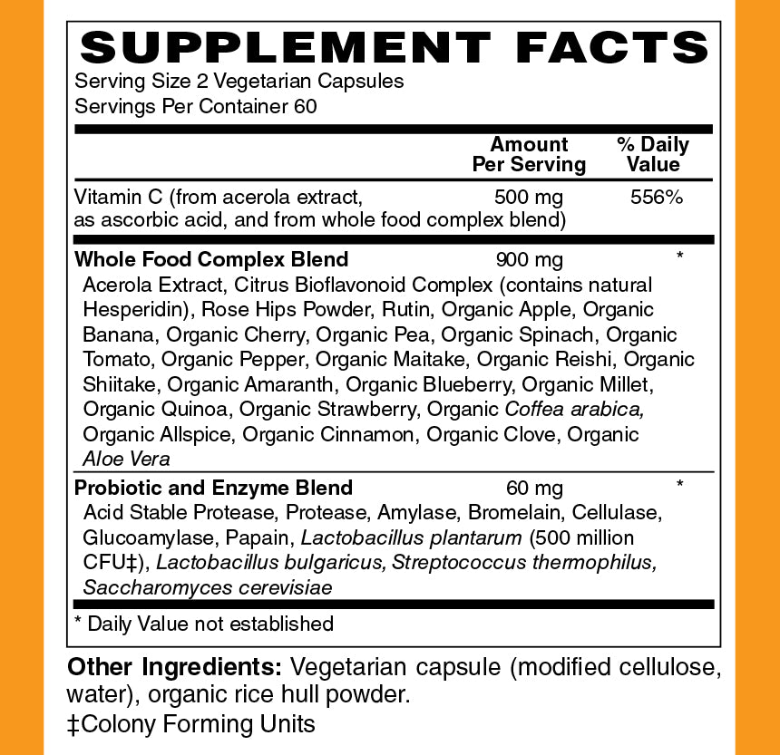 Whole Food Vitamin C, LuvByNature