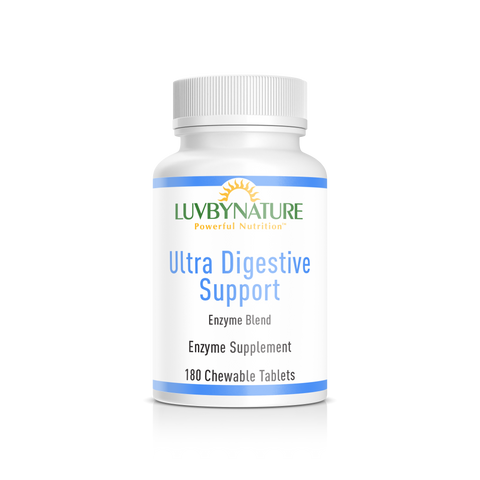 Digestive Enzymes, LuvByNature, 180 Chewable Tablets