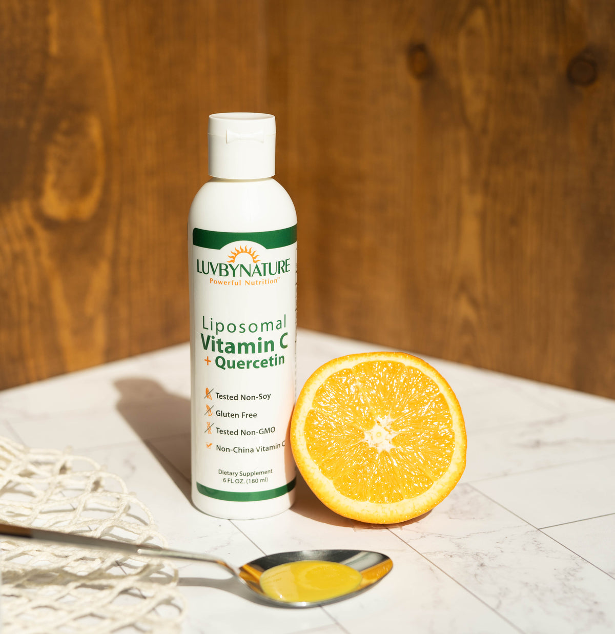 Liposomal Vitamin C + Quercetin, LuvByNature