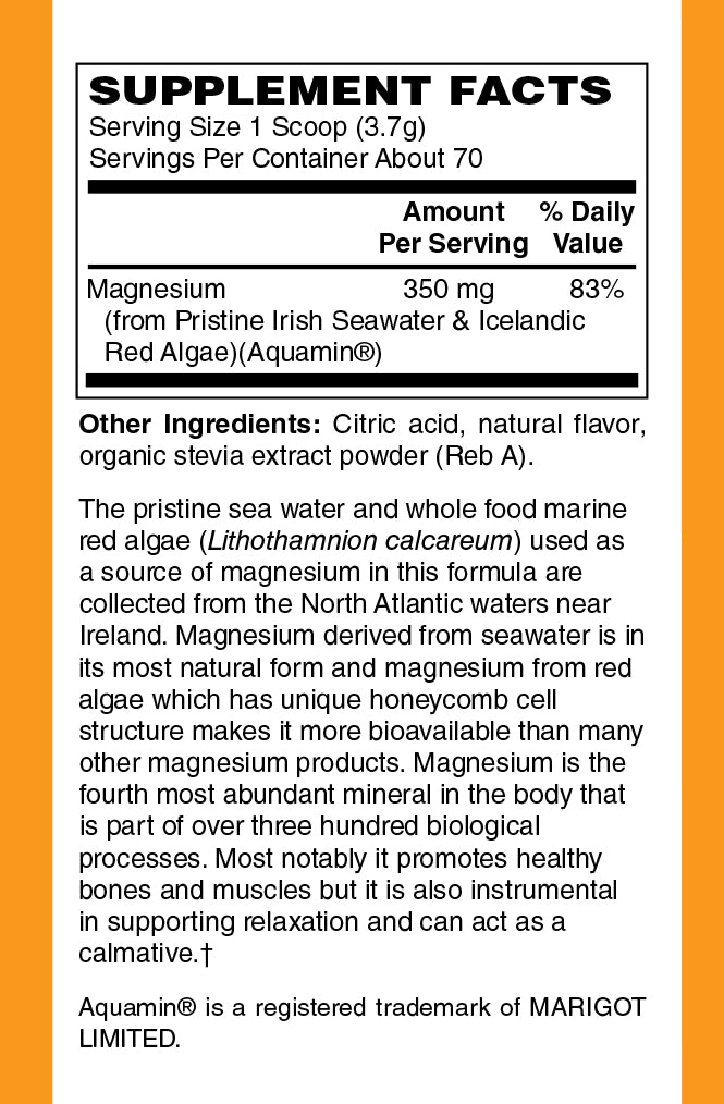 Whole Food Magnesium Powder, LuvByNature