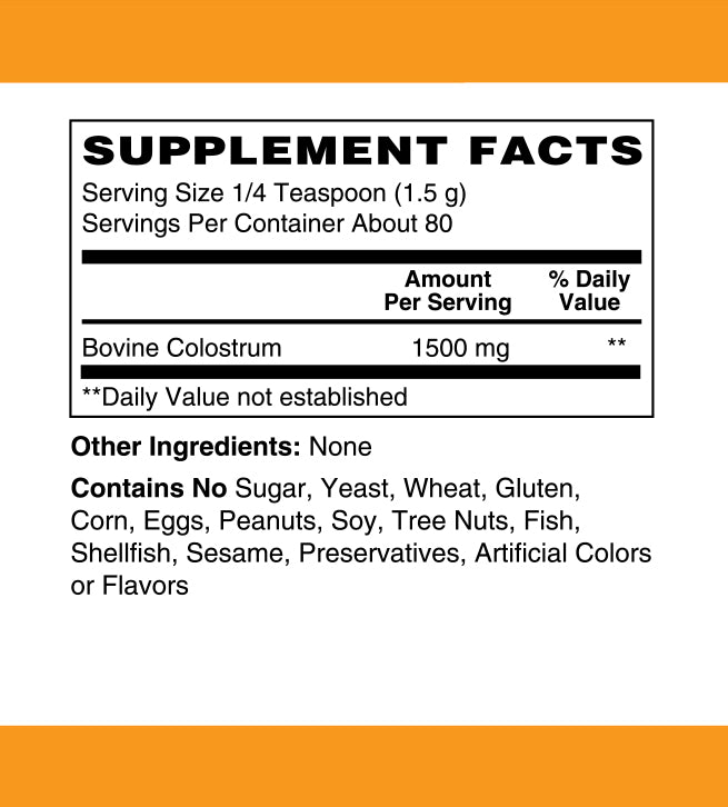 LuvByNature Colostrum Powder, Grass-Fed