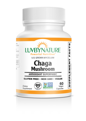 Organic Chaga Mushroom Powder, LuvByNature