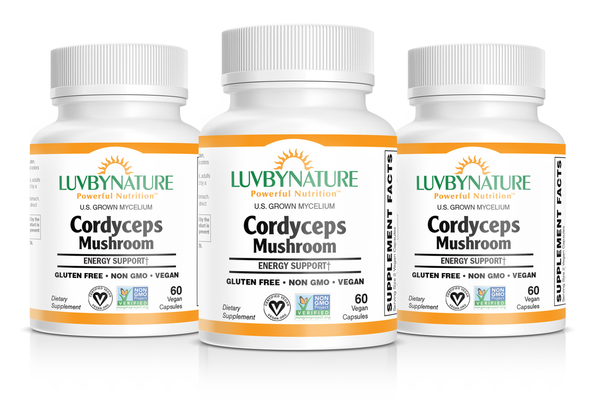 Organic Cordyceps Mushroom Powder, LuvByNature