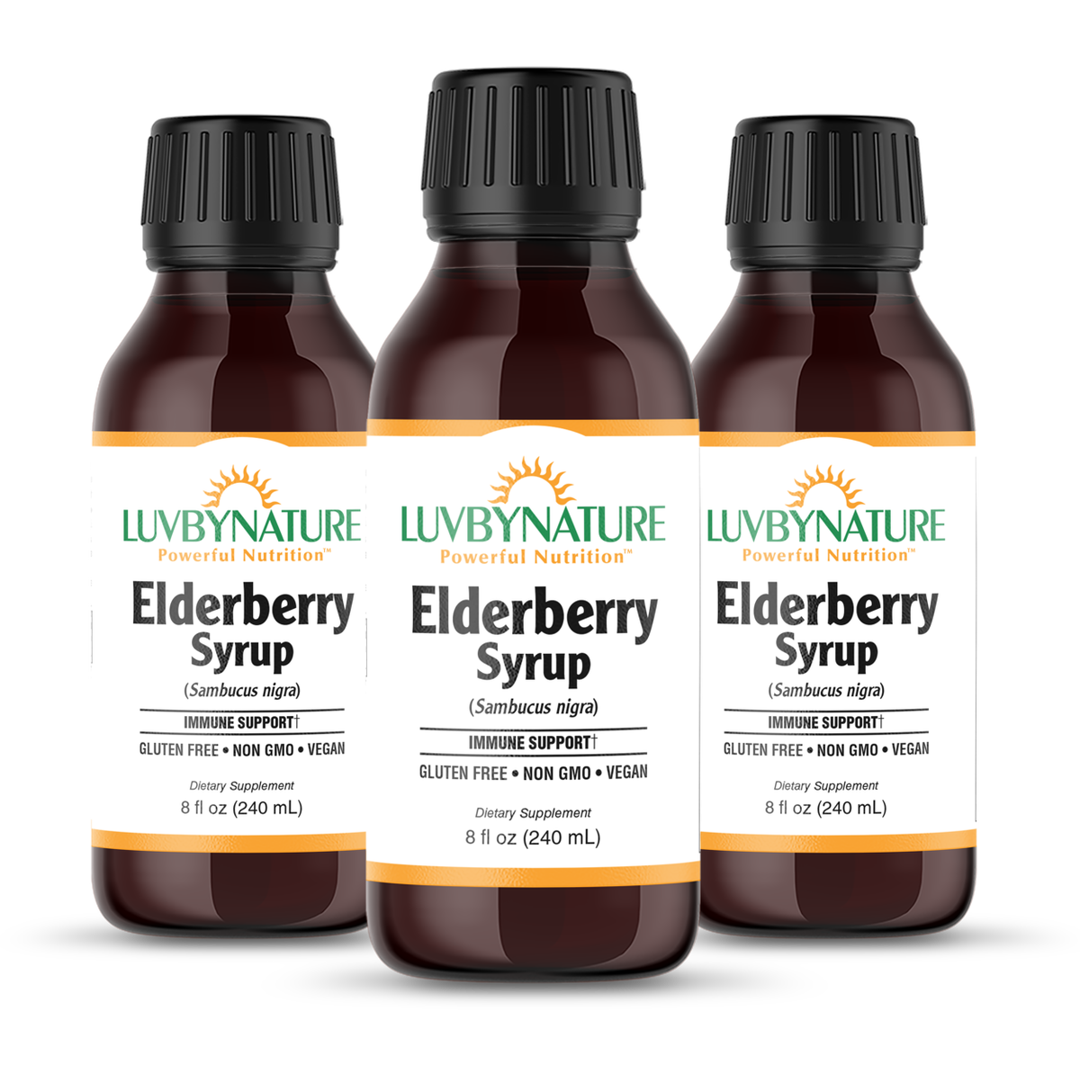 Organic Liquid Elderberry Extract, LuvByNature