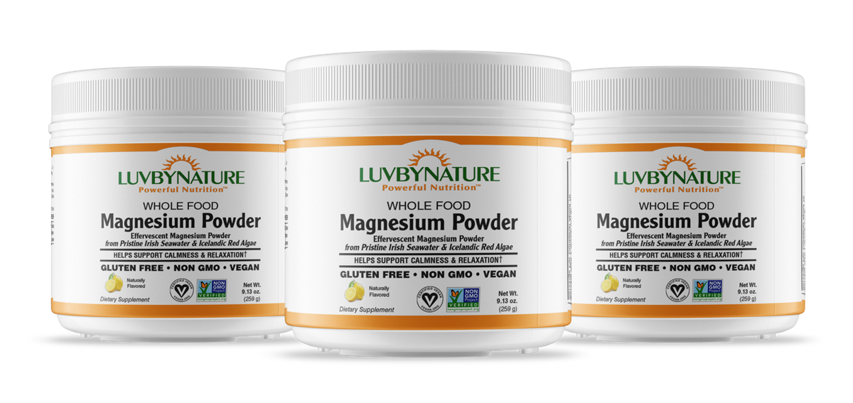 Whole Food Magnesium Powder, LuvByNature