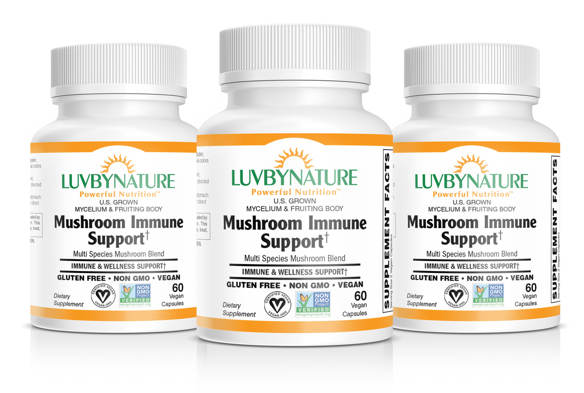 Mushroom Immune Support, LuvByNature