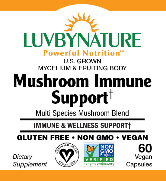 Mushroom Immune Support, LuvByNature