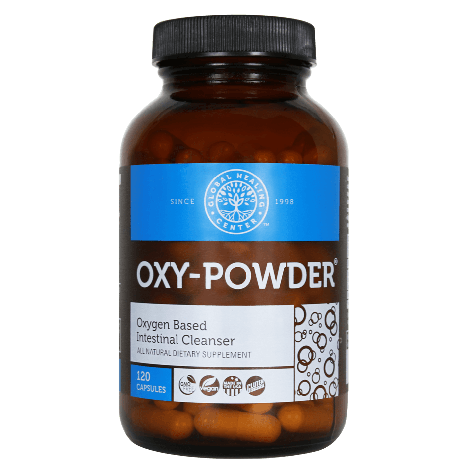 Oxy-Powder® Oxygen Based Intestinal Cleanser, Global Healing, 120 Capsules